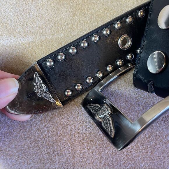 Eagle leather belt  - Picture 5 of 9
